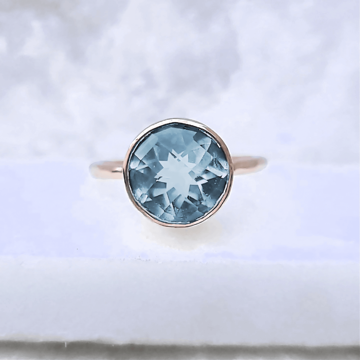 Sincerely Ginger Jewelry 14K Jumbo Quartz Candy Ring