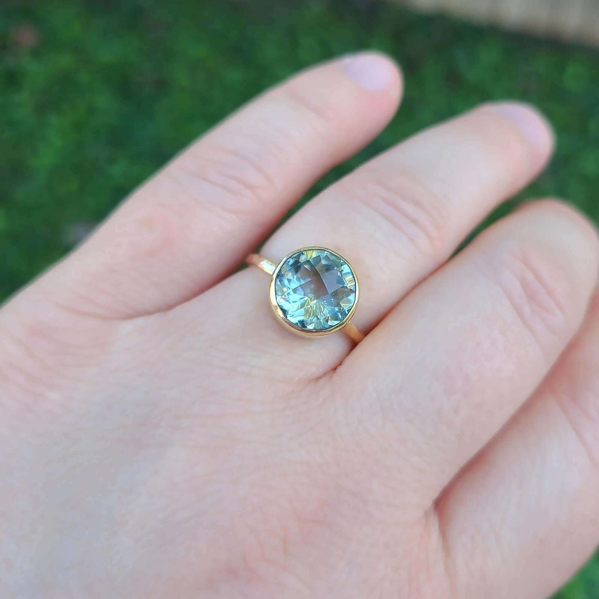 Sincerely Ginger Jewelry 14K Jumbo Quartz Candy Ring