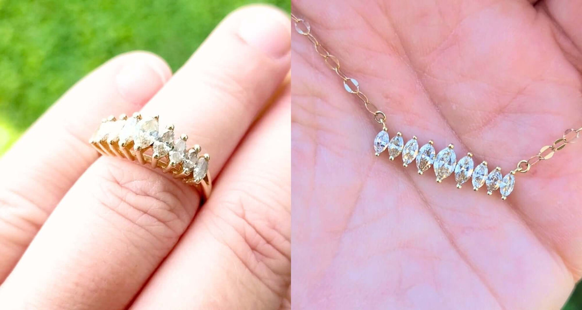 Sincerely Ginger Jewelry Heirloom Redesign Luxury Fine Gold Jewelry