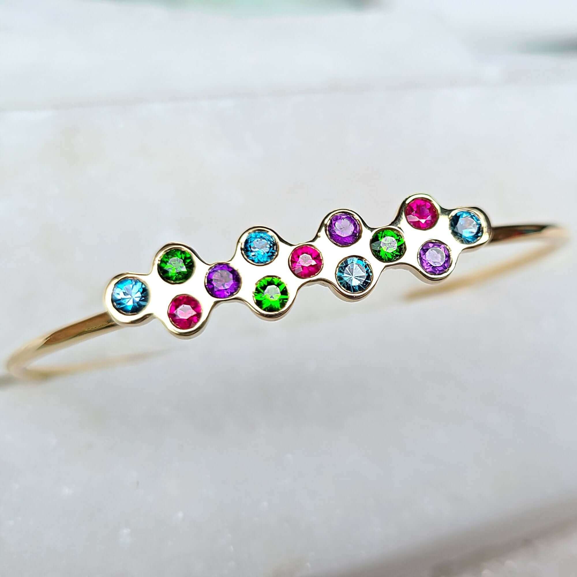 Ruby best sale cuff bracelet