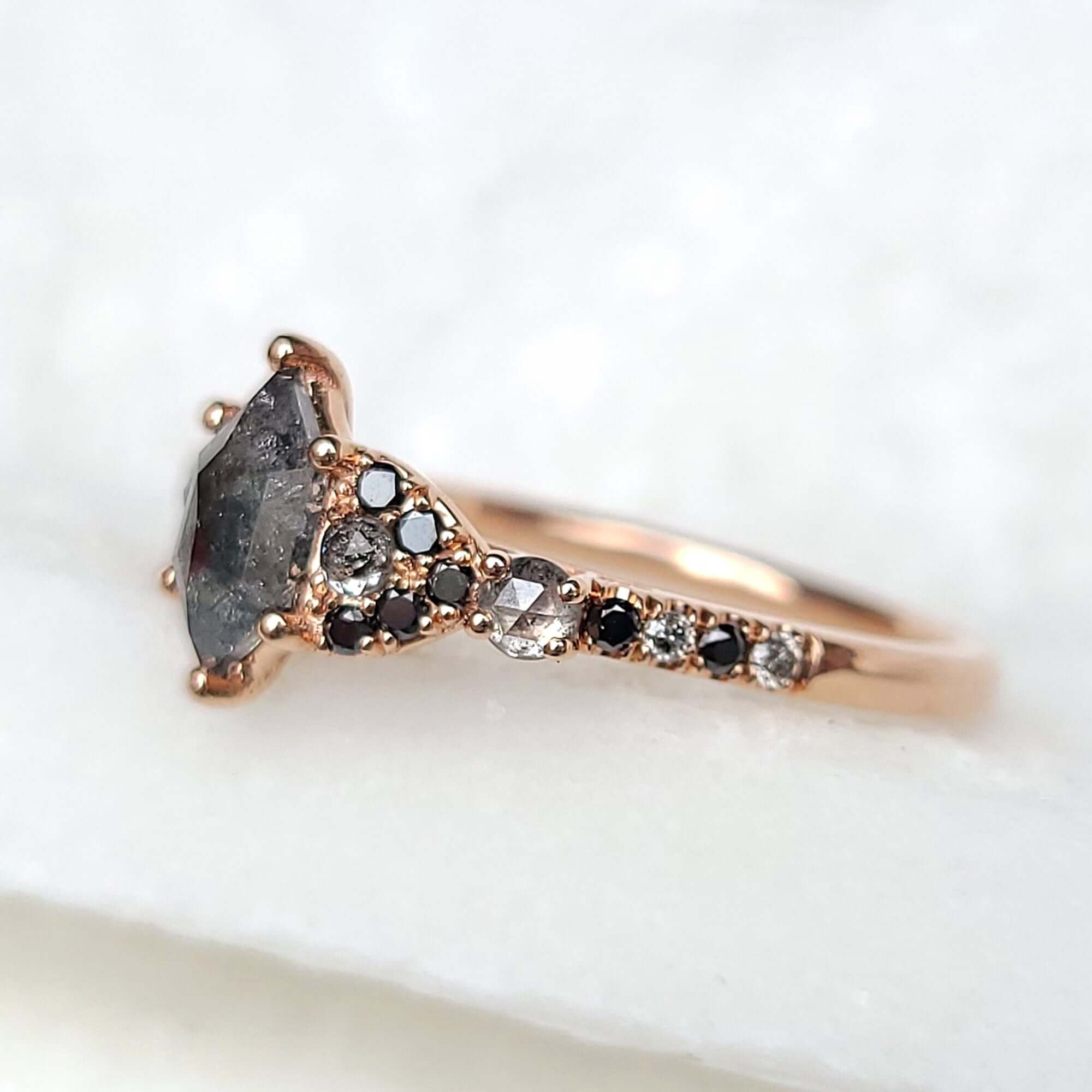 Salt and outlet pepper diamond alternatives
