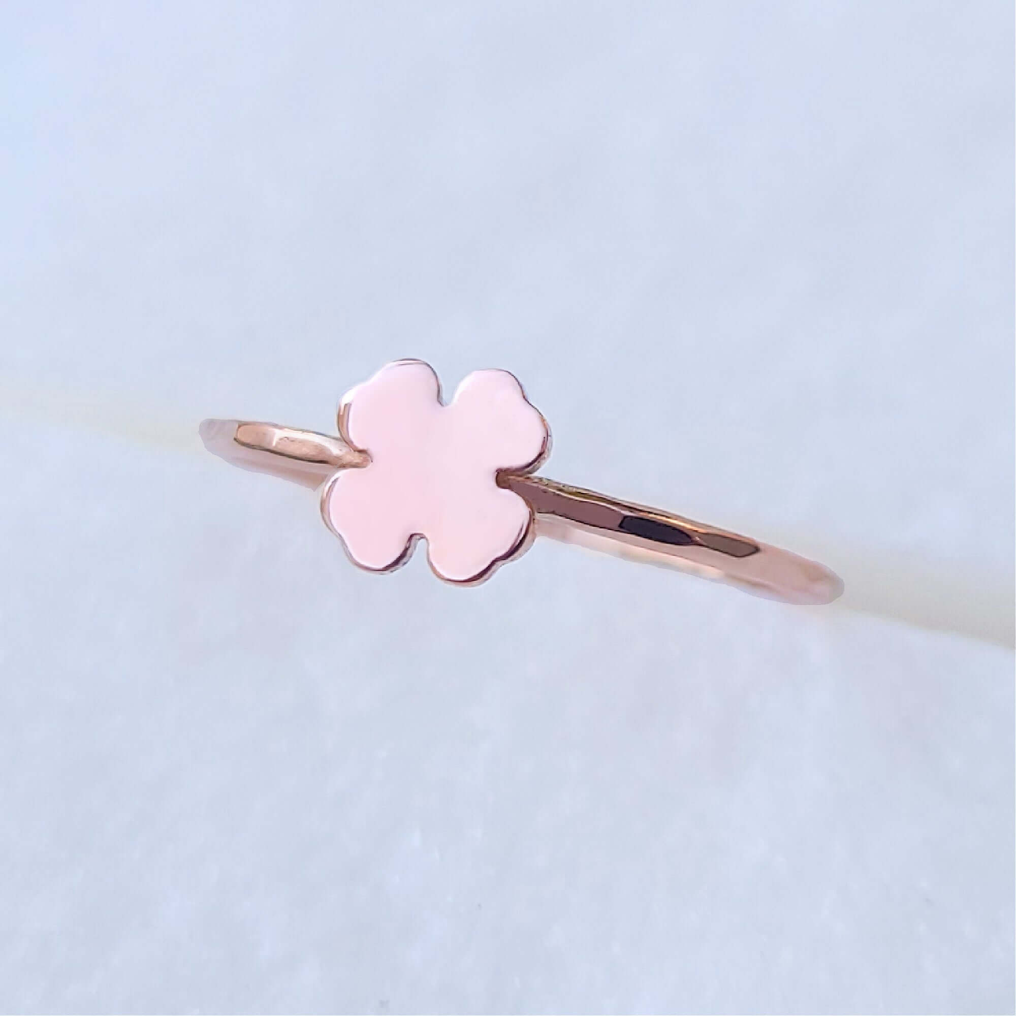 Gold clover ring shop