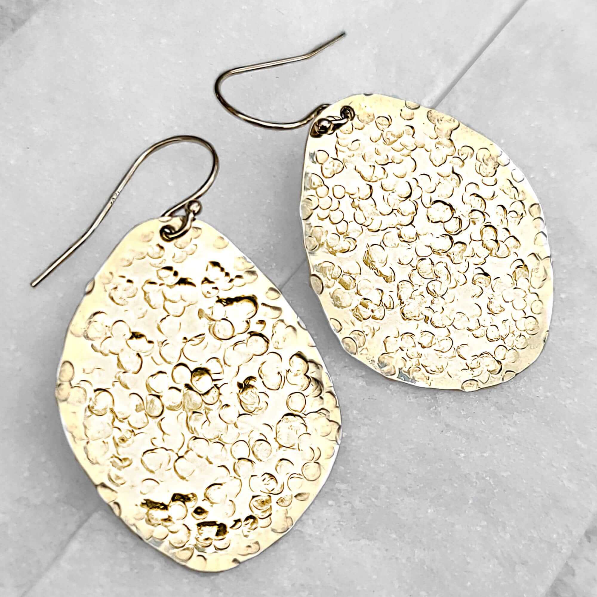 Gold over hot sale resin earrings